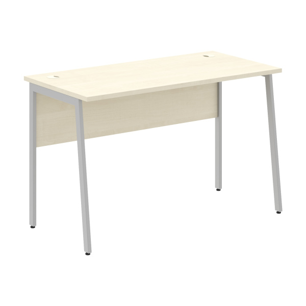 Стол прямой СП-2.1P Клен*/Алюминий 1200х608х755 IMAGO PLUS