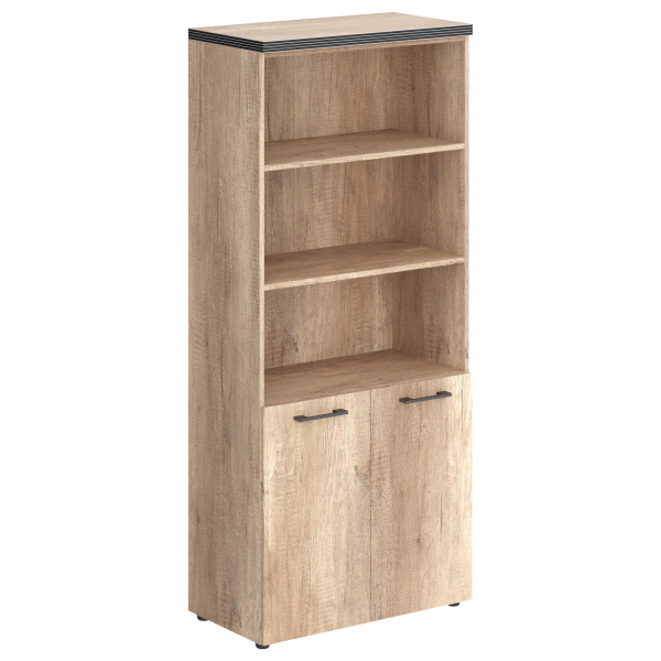 Шкаф с 1 комплектом глухих малых дверей и топом THC 85.5 Дуб Каньон 856х450х1968 TORR