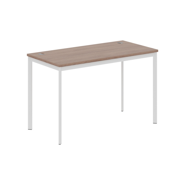 Стол письменный СП-2.1S Ясень Шимо/Белый 1200х600х755. IMAGO-S