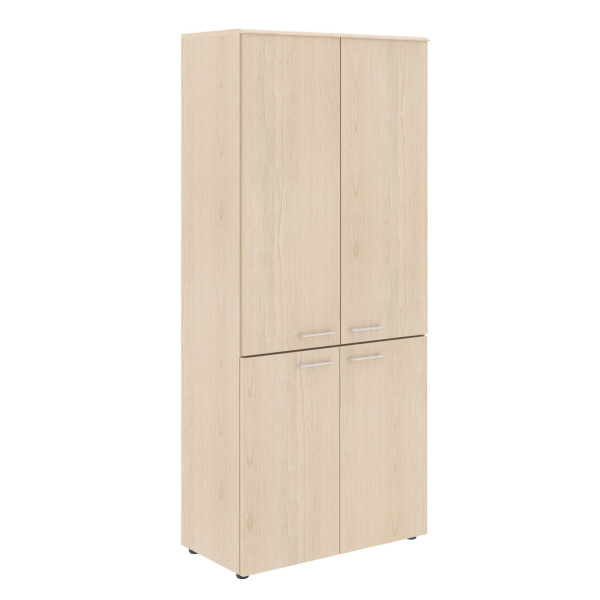 Шкаф с глухими средними и малыми дверьми WHC 85.3 Бук Тиара 856х432х1949 WAVE