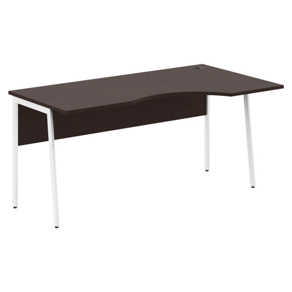 Стол прямой СА-1P(R) Венге Магия/Белый 1600х900х755 IMAGO PLUS