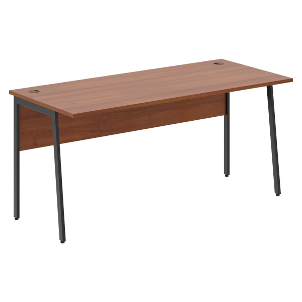 Стол прямой СП-4P Орех Французский/Антрацит 1600х720х755 IMAGO PLUS
