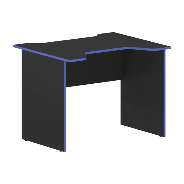 Стол компьютерный SKL 100CA Антрацит/Синий 1000х800х755 SKILLL