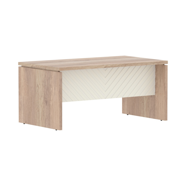 Стол руководителя TLST 169 Дуб Каньон Z/Латте 1600х900х750 TORR LUX