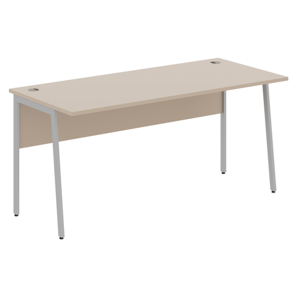 Стол прямой СП-4P Мокачино/Алюминий 1600х720х755 IMAGO PLUS