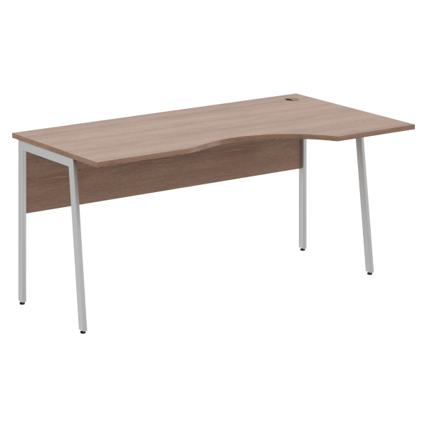 Стол прямой СА-1P(R) Ясень Шимо/Алюминий 1600х900х755 IMAGO PLUS