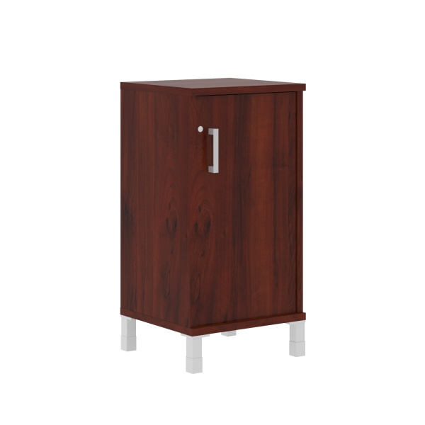 Шкаф-колонка низкая с замком в глухой малой двери B 411.3(RZ) Бургунди 475х450х920 BORN