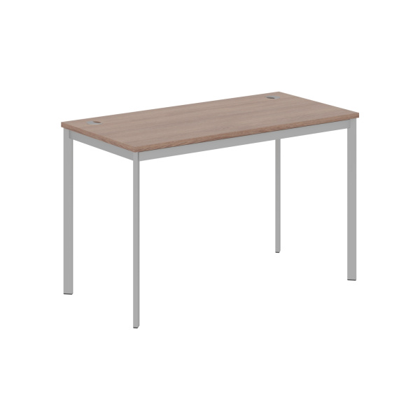 Стол письменный СП-2.1S Ясень Шимо/Алюминий 1200х600х755. IMAGO-S