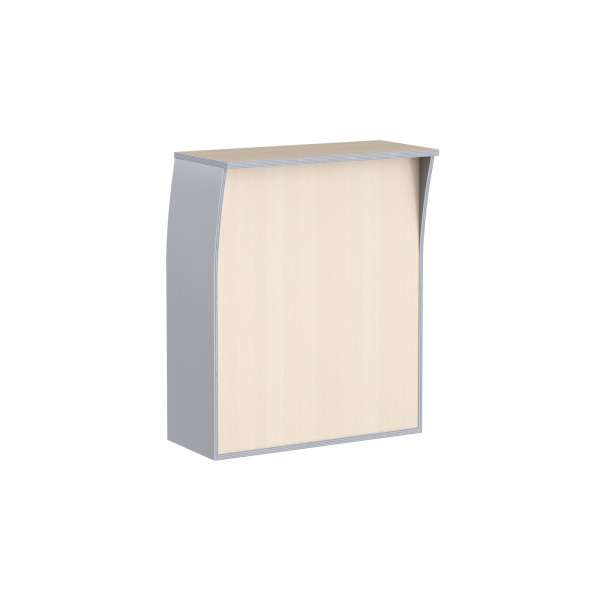 Стойка ресепшн РС-1 Беларусь Клен/Металлик 940*510*1150 IMAGO