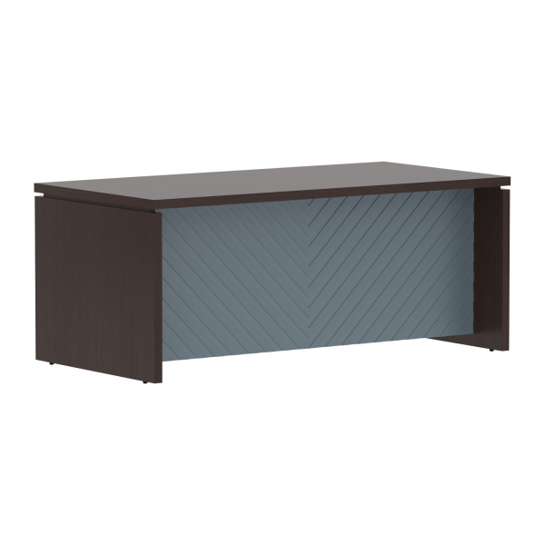 Стол руководителя TLST 189H Венге Магия Z/Серо-голубой 1800х900х750 TORR LUX