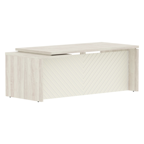 Стол руководителя TLCT 209(R) Сосна Эдмонт Z/Латте 2000х900х750 TORR LUX