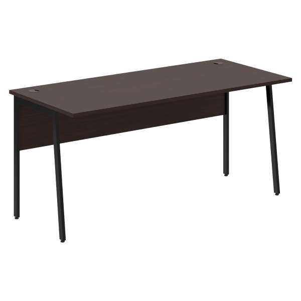 Стол прямой СП-4P Венге Магия/Черный 1600х720х755 IMAGO PLUS