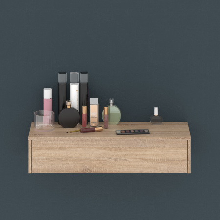 Стол - тумба подвесная CD 9029 Дуб Сонома светлый 900х290х200 COMP