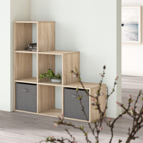 Стеллаж SH 1042 Дуб Сонома светлый 1044х330х1042 COMP Стеллаж SH 1042 Дуб Сонома светлый 1044х330х1042 COMP