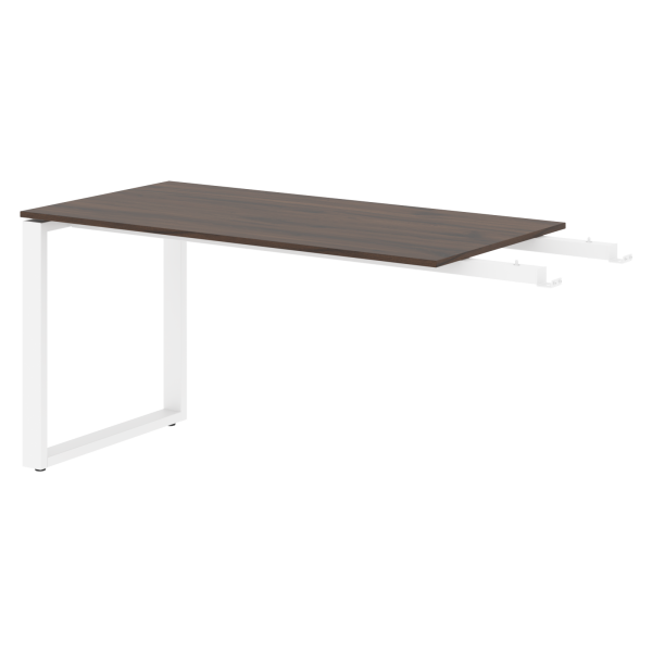 Брифинг-приставка EB 1470 Дуб Денвер темный/Белый 1400х700х750 ENIO