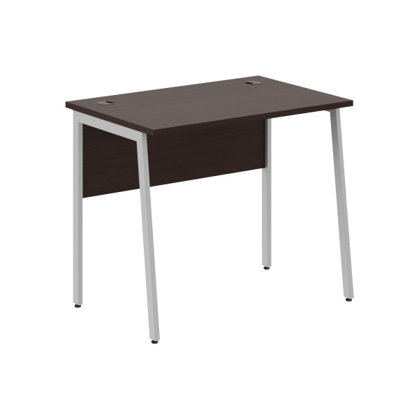 Стол прямой СП-1.1P Венге Магия/Алюминий 900х608х755 IMAGO PLUS