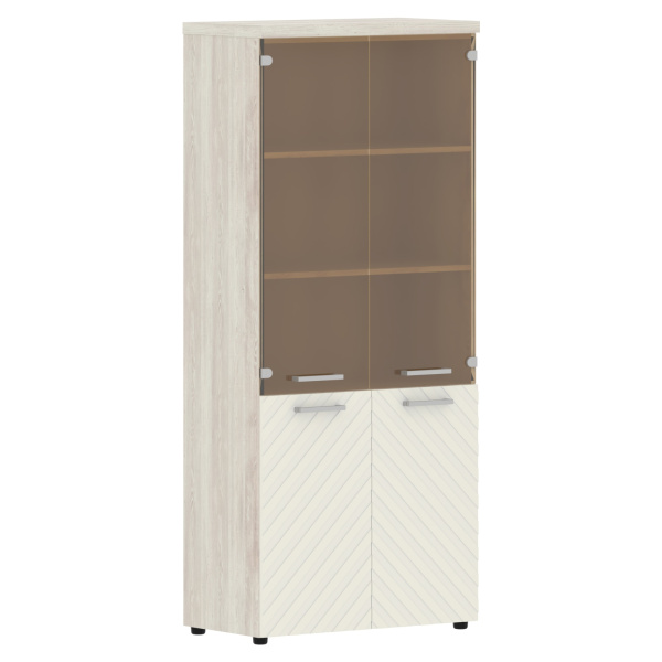 Шкаф комбинированный с топом TLHC 85.2 Латте/Сосна Эдмонт Z 856х450х1968 TORR LUX