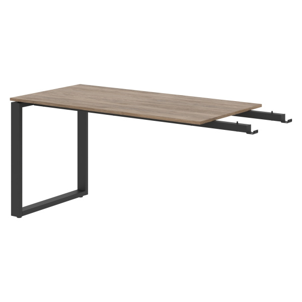 Брифинг-приставка EB 1470 Кария Пальмира/Антрацит 1400х700х750 ENIO