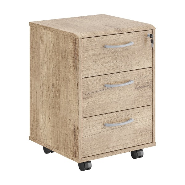 Тумба мобильная DMC-3D.A Дуб Каньон 465х450х664 DIONI