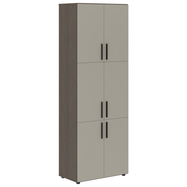 Шкаф высокий широкий VHCS 80.8 Аметист/Дуб Сильвер 800х430х2253 VELION