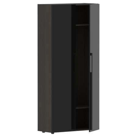 Гардероб СП-064-25-13 Черный глянец/Дуб Мореный 900х450х2010 KANON