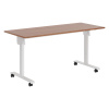 Стол складной CST 1565 Орех Французский/Белый 1550х650х750 IMAGO MOBILE LITE