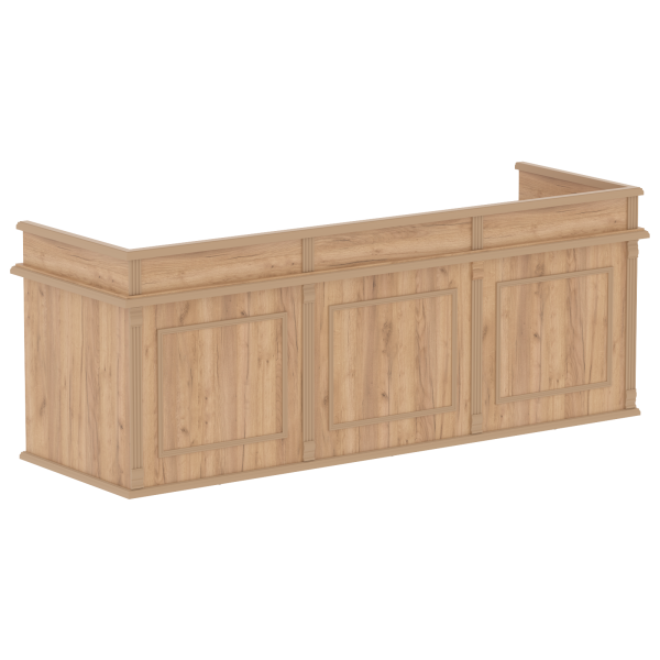 Стол для судей RJST 2480 Дуб Бофорд 2400х800х910 RATUM Стол для судей RJST 2480 Дуб Бофорд 2400х800х910 RATUM