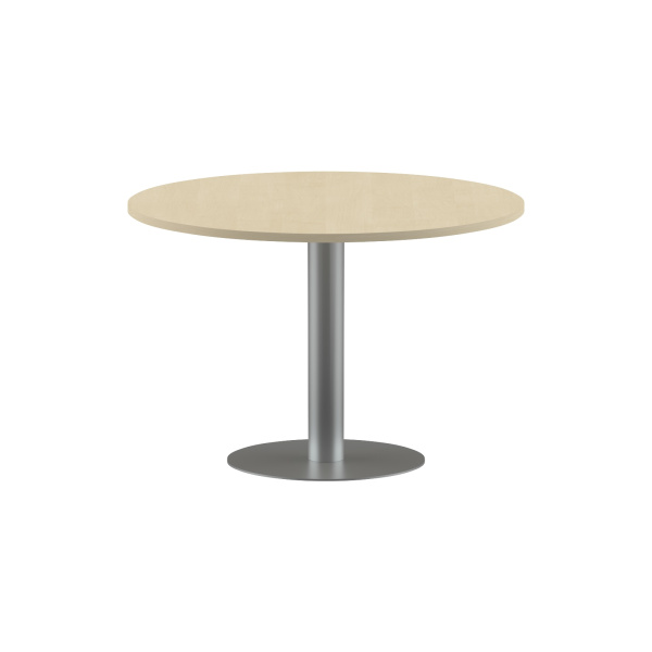 Конференц стол ПРГ 100 Клен*/Алюминий D1000хх750 IMAGO