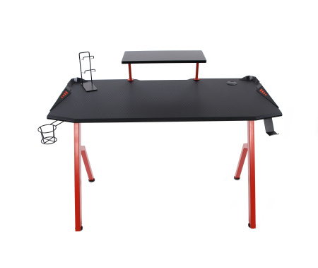 Стол компьютерный игровой CTG-001 Черный/Красный 1200х600х750 SKILLL