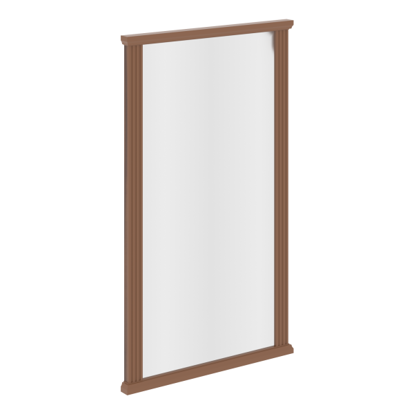 Зеркало настенное MM 0624 Орех Даллас 624х37х1060 MUAR
