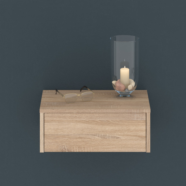 Стол - тумба подвесная CD 4629 Дуб Сонома светлый 462х290х180 COMP