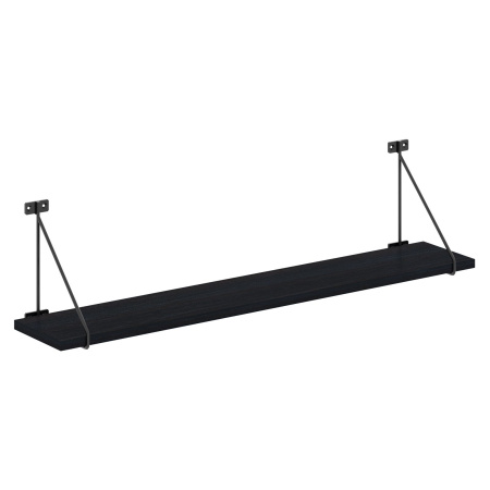 Полка с полкодержателями SH3-BAR Дуб Юкон Модерн 860х166х209 COFFEE