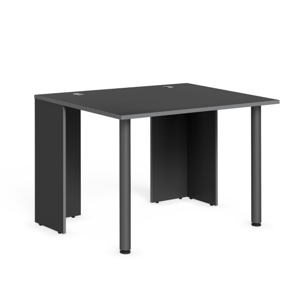 Стол компьютерный игровой SSTG 1385.2 Антрацит/Металлик 1200х850х750 с опорами металлическими SKILLL