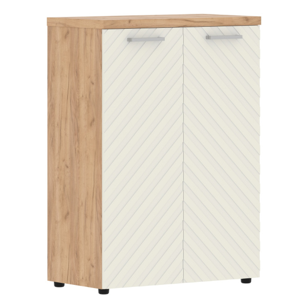 Шкаф с глухими средними дверьми и топом TLMC 85.1 Латте/Дуб Бофорд Z 854х452х1203 TORR LUX