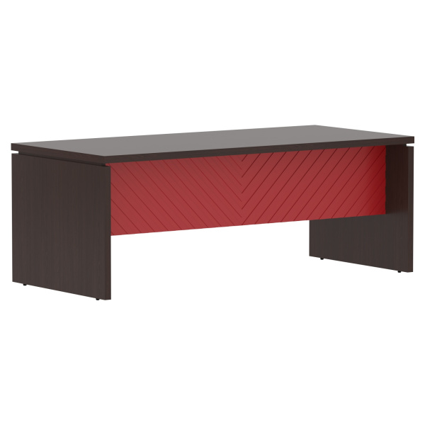 Стол руководителя TLST 209 Венге Магия Z/Красный 2000х900х750 TORR LUX