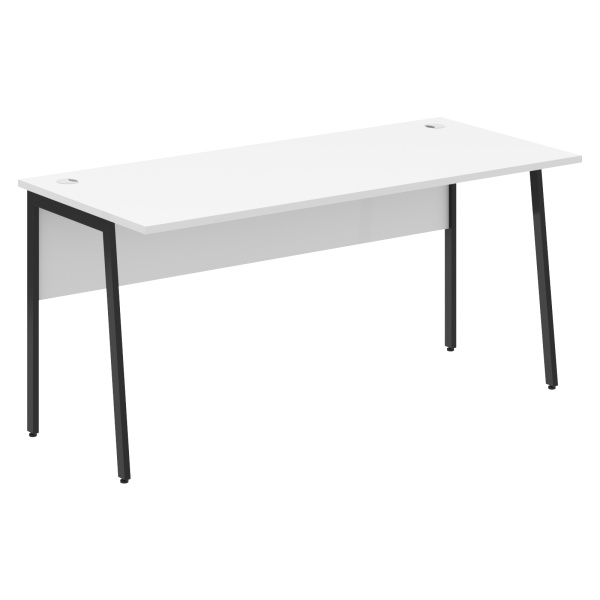 Стол прямой СП-4P Белый/Антрацит 1600х720х755 IMAGO PLUS