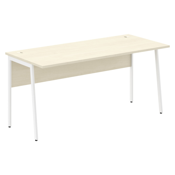 Стол прямой СП-4P Клен*/Белый 1600х720х755 IMAGO PLUS