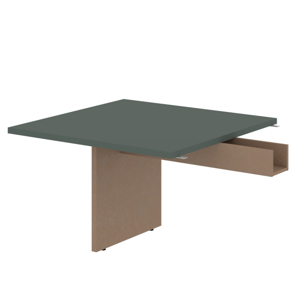 Стол приставной VFCT 1212.1 Нефрит/Кобра 1200х1200х750 VELION