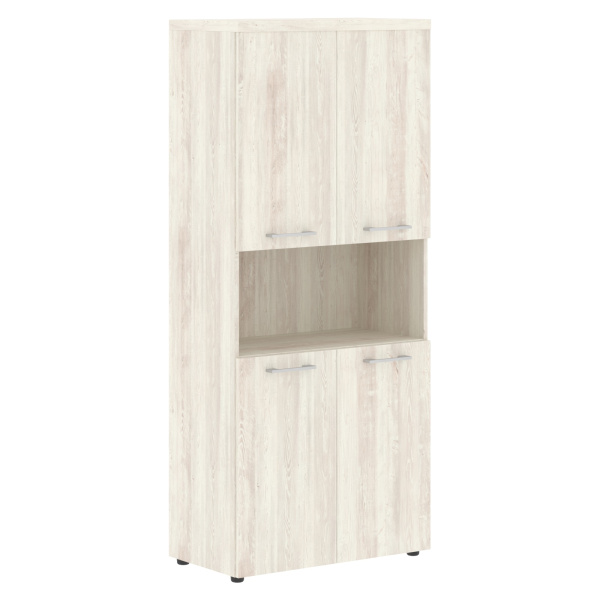 Шкаф с 2-мя комплектами глухих малых дверей и топом THC 85.4 Сосна Эдмонт Z 856х450х1968 TORR-Z