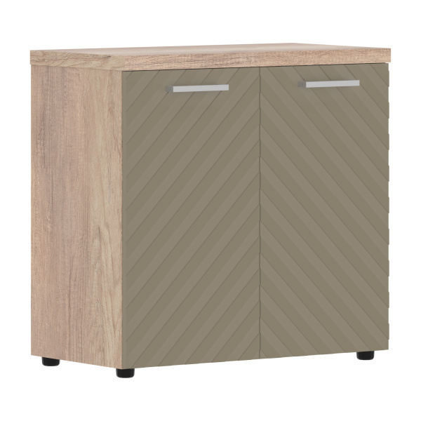 Шкаф с глухими малыми дверьми и топом TLLC 85.1 Капучино/Дуб Каньон Z 856х450х833 TORR LUX