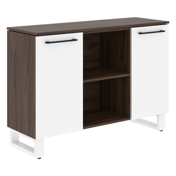 Греденция EGR 1395 Дуб Денвер темный/Белый 1350х452х956 ENIO