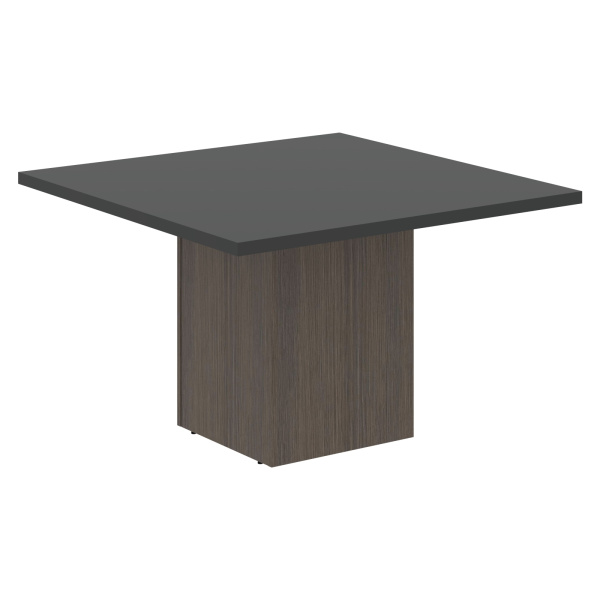 Стол центральный VCCT 1212.1 Яшма черный/Дуб Сильвер 1200х1200х750 VELION