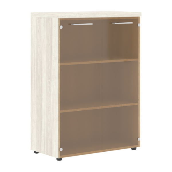 Шкаф со стеклянными дверьми и топом TMC 85.2 Сосна Эдмонт Z 856х450х1203 TORR-Z