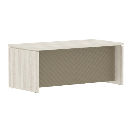 Стол руководителя TLST 189H Сосна Эдмонт Z/Капучино 1800х900х750 TORR LUX