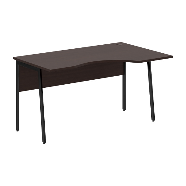 Стол прямой СА-2P(R) Венге Магия/Черный 1400х900х755 IMAGO PLUS