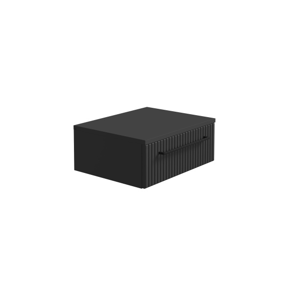 Тумба подвесная CD 5020-1D Антрацит матовая эмаль/Антрацит 500х400х200 COFFEE