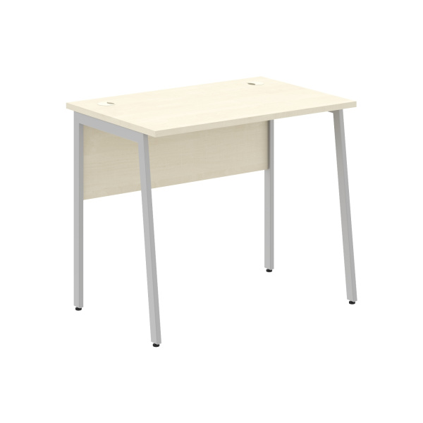 Стол прямой СП-1.1P Клен*/Алюминий 900х608х755 IMAGO PLUS