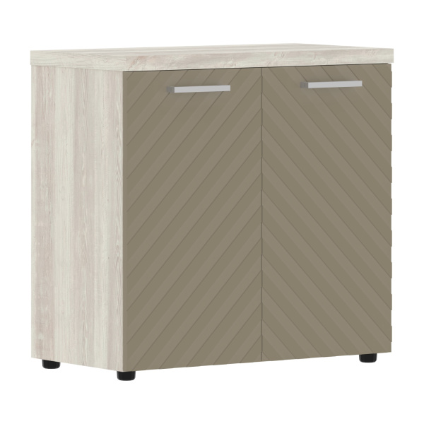 Шкаф с глухими малыми дверьми и топом TLLC 85.1 Капучино/Сосна Эдмонт Z 856х450х833 TORR LUX