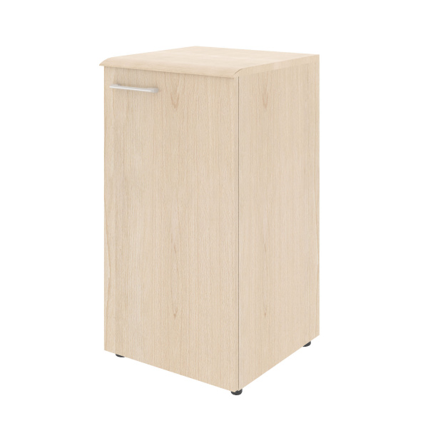 Шкаф колонка с глухой малой дверью (R) и топом WLC 42.1(R) Бук Тиара 432х432х814 WAVE