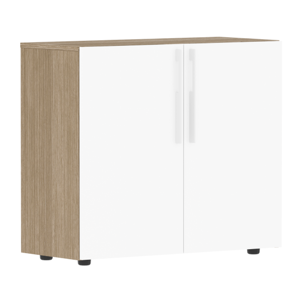 Шкаф СП-064-25-18 Белый глянец/Дуб Натуральный 900х400х800 KANON